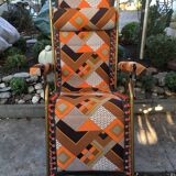 Transat Starlax Lafuma vintage 70s