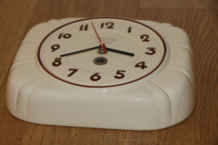 Lutetia ceramic wall clock