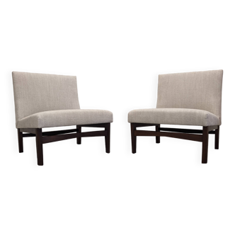 Pair of armchairs by André Simard, 1950s-60s