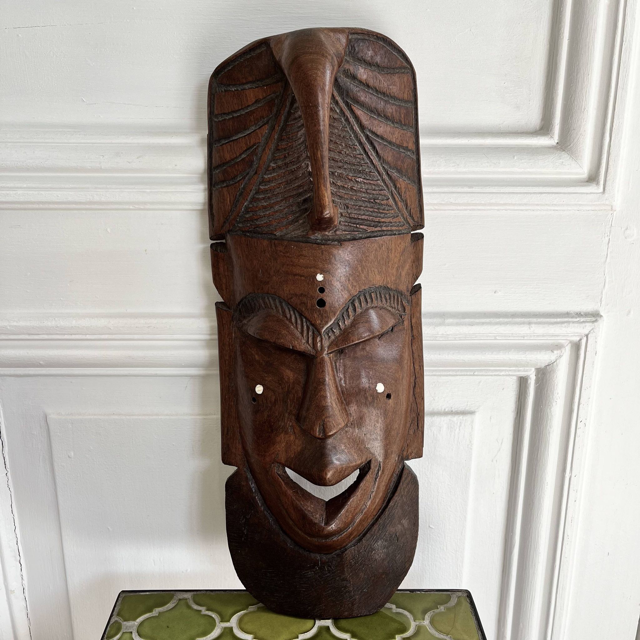 African wooden mask