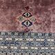 Vintage Anatolian prayer rug made of hand-knotted wool.