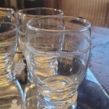 Verres ciselés 40's