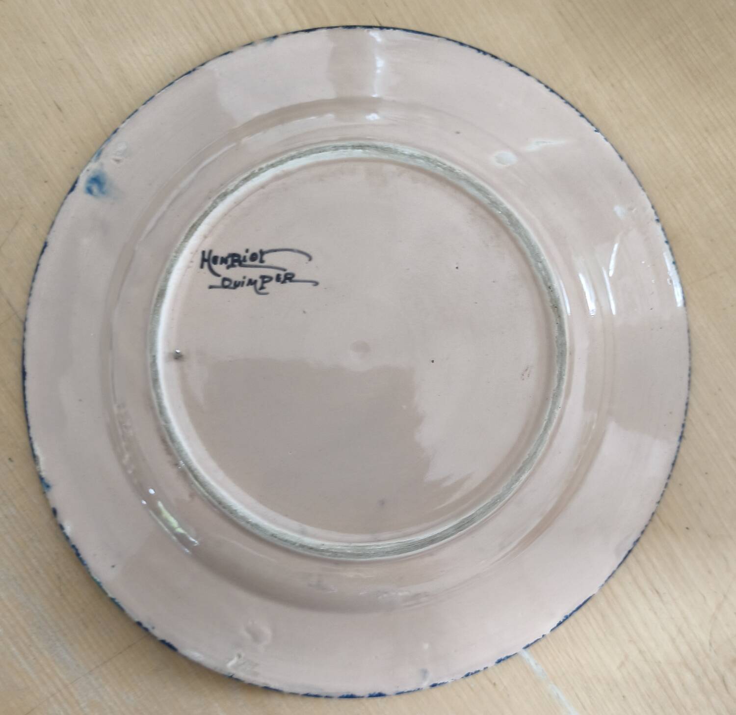 Henriot Quimper Breton Plate