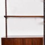Scandinavian vintage modular teak bookcase
