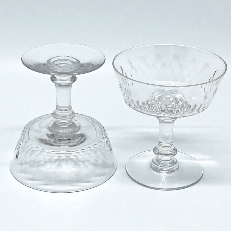 Baccarat champagne glasses