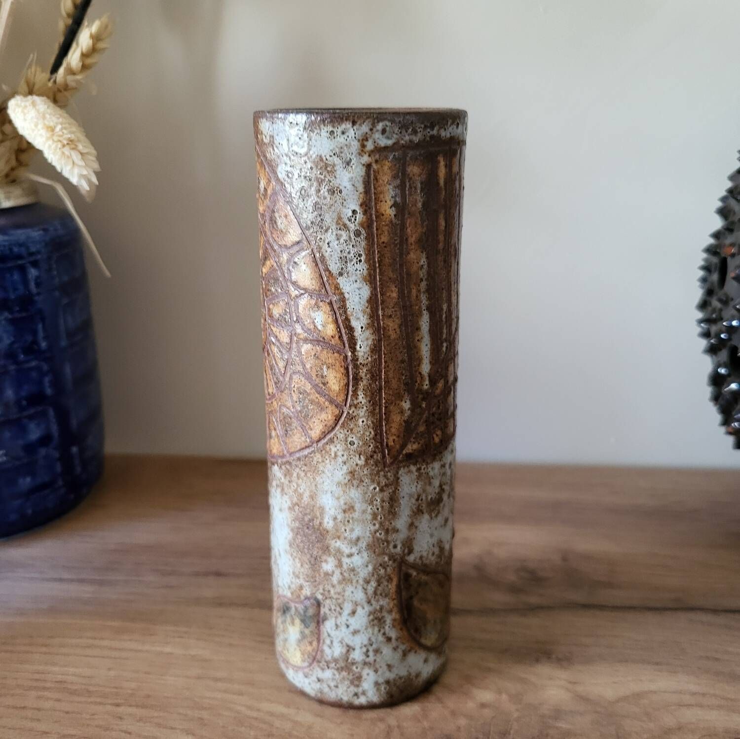 Ceramic vase Alexandre Kostanda Vallauris Mid 20th century / Decor Flo