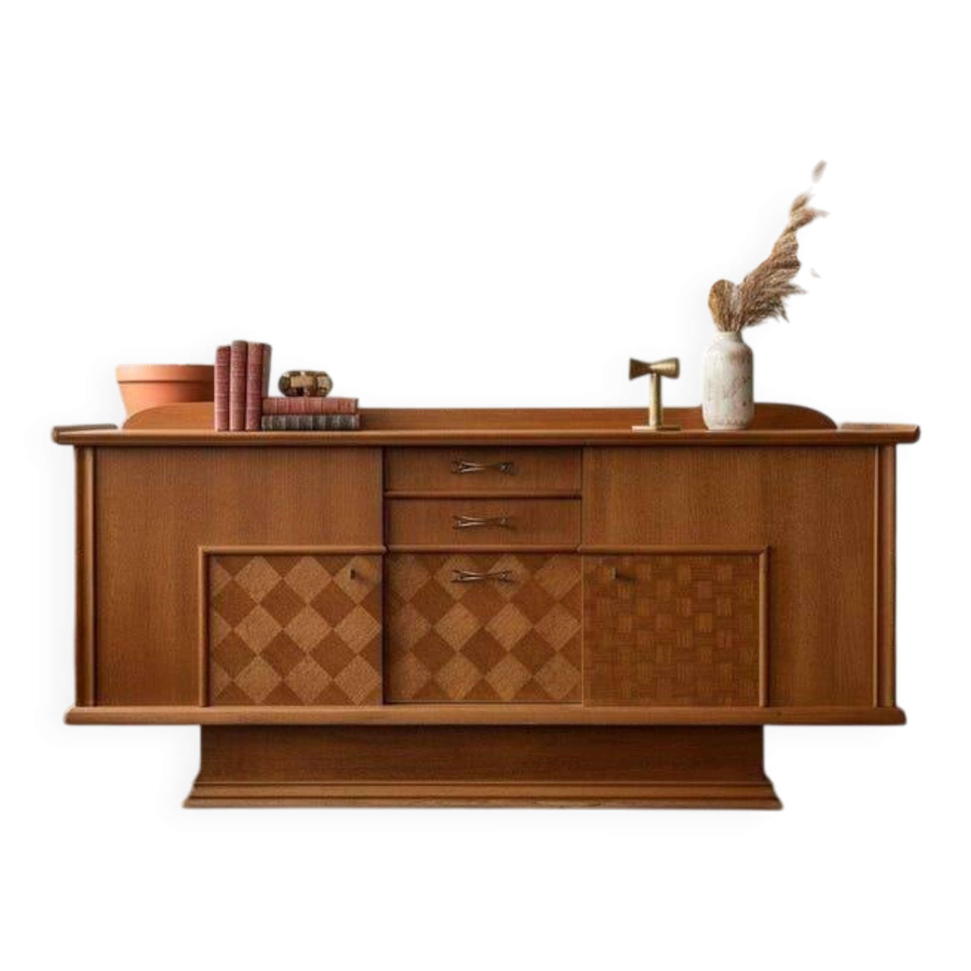 Vintage wooden sideboard in Art Deco style