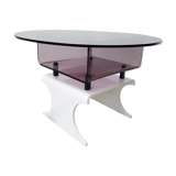 Table basse en altugas design années 70