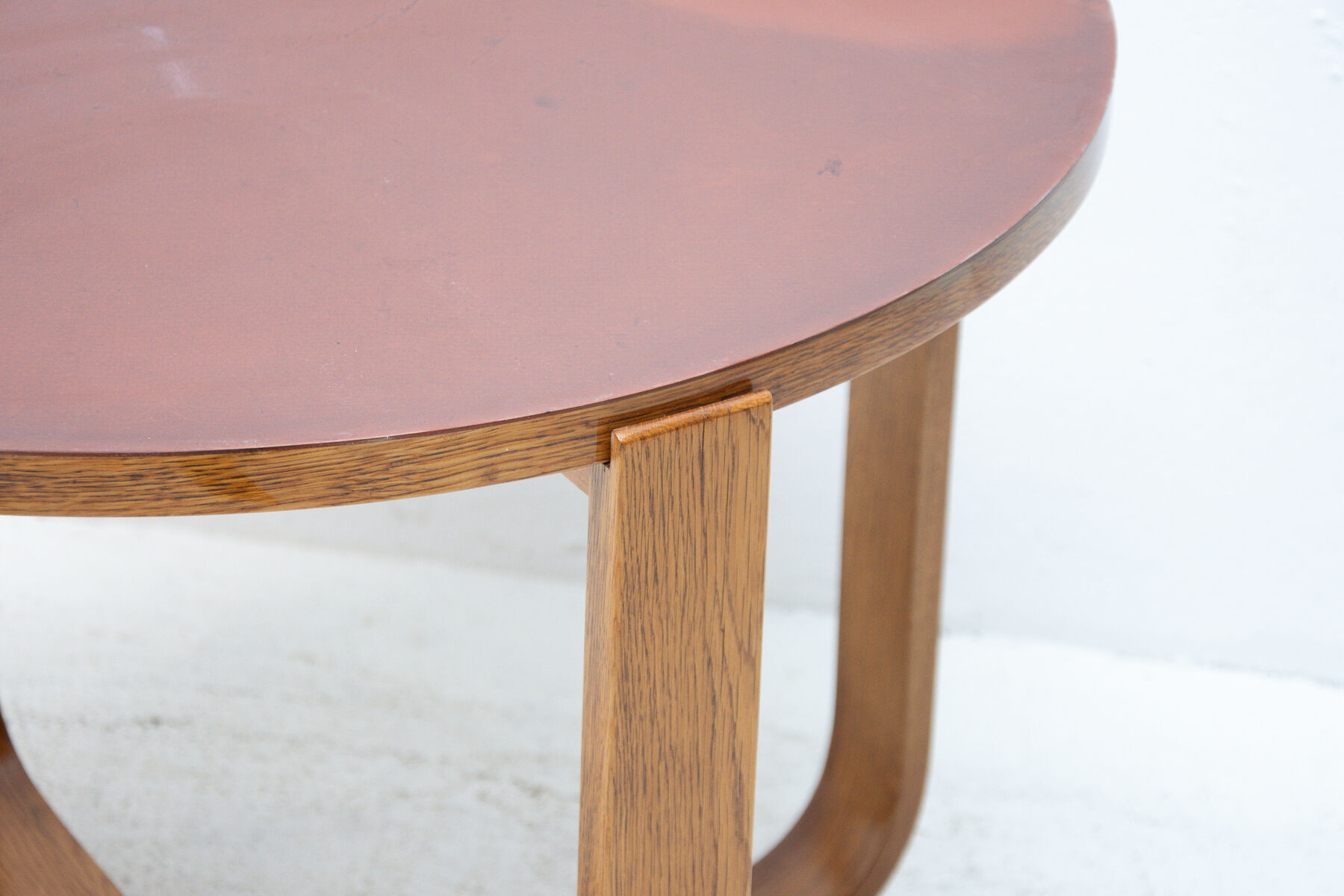 Modernist coffee table H-168 designed by Jindrich Halabala for UP Závody, 1930