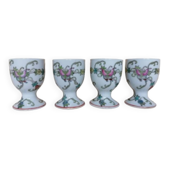 4 Chinese egg cups