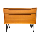 Vintage teak chest of drawers by Wk Möbel, 1970s