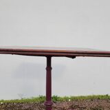 Antique cast iron bistro restaurant pedestal table - 1900s