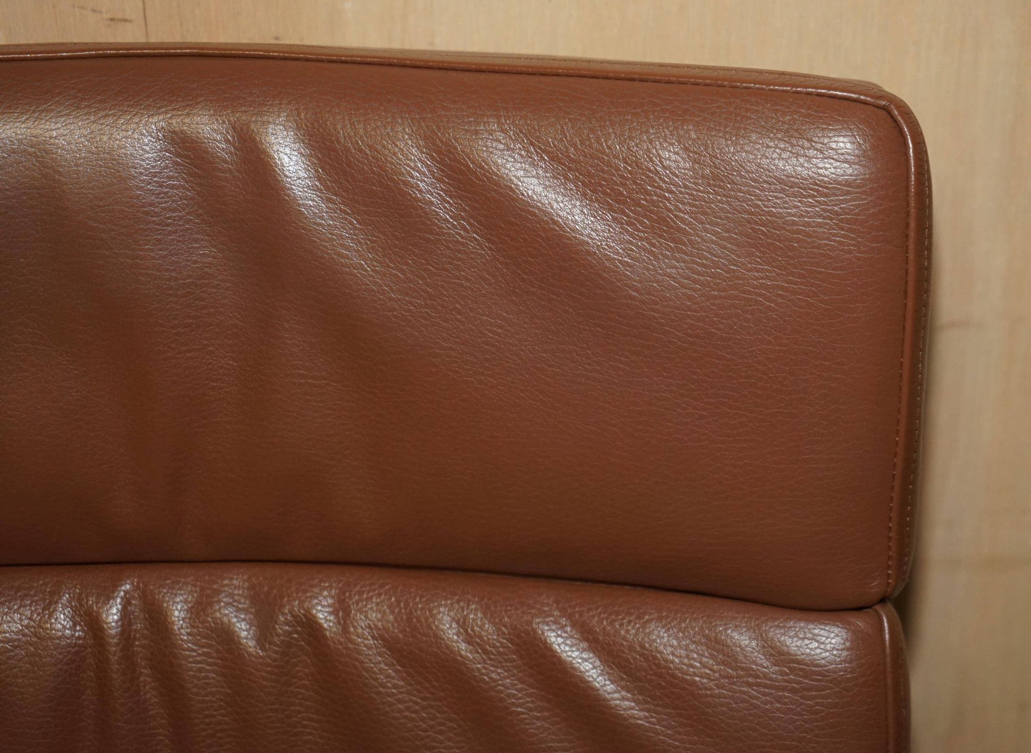 Fauteuil de bureau William Hands Orion en cuir, style Mid-Century Modern