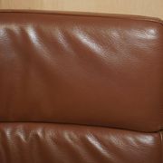 Fauteuil de bureau William Hands Orion en cuir, style Mid-Century Modern