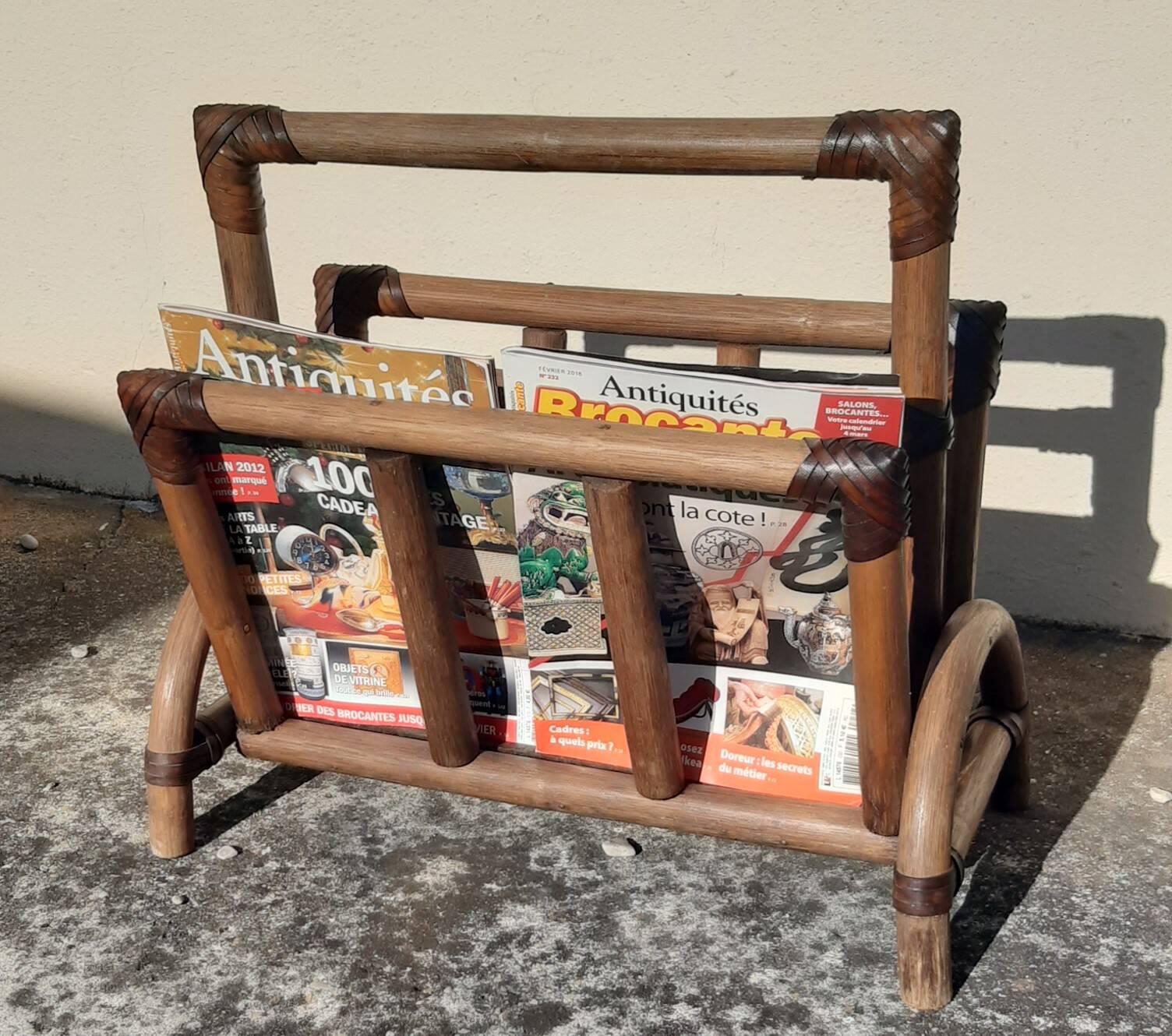 Porte-revue en bambou