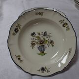 6 Saint-Amand Old Delft Hollow Plates