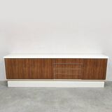Vintage Italian modernism sideboard credenza 'Duo-tone'
