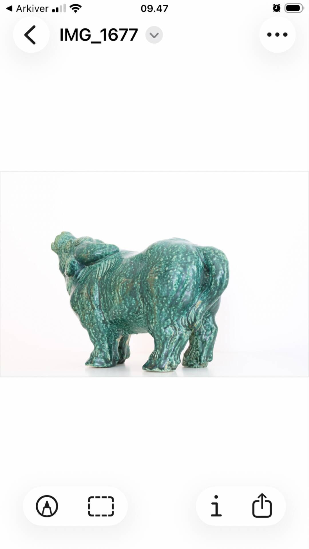 One-of-a-kind monumental pair: ultra-rare knud kyhn water buffaloes –
