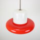 1960s Opaline Glass Pendant Light, Czechoslovakia