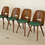 Set of 4 Lollipop chairs by Frantisek Jirak for Tatra 1960