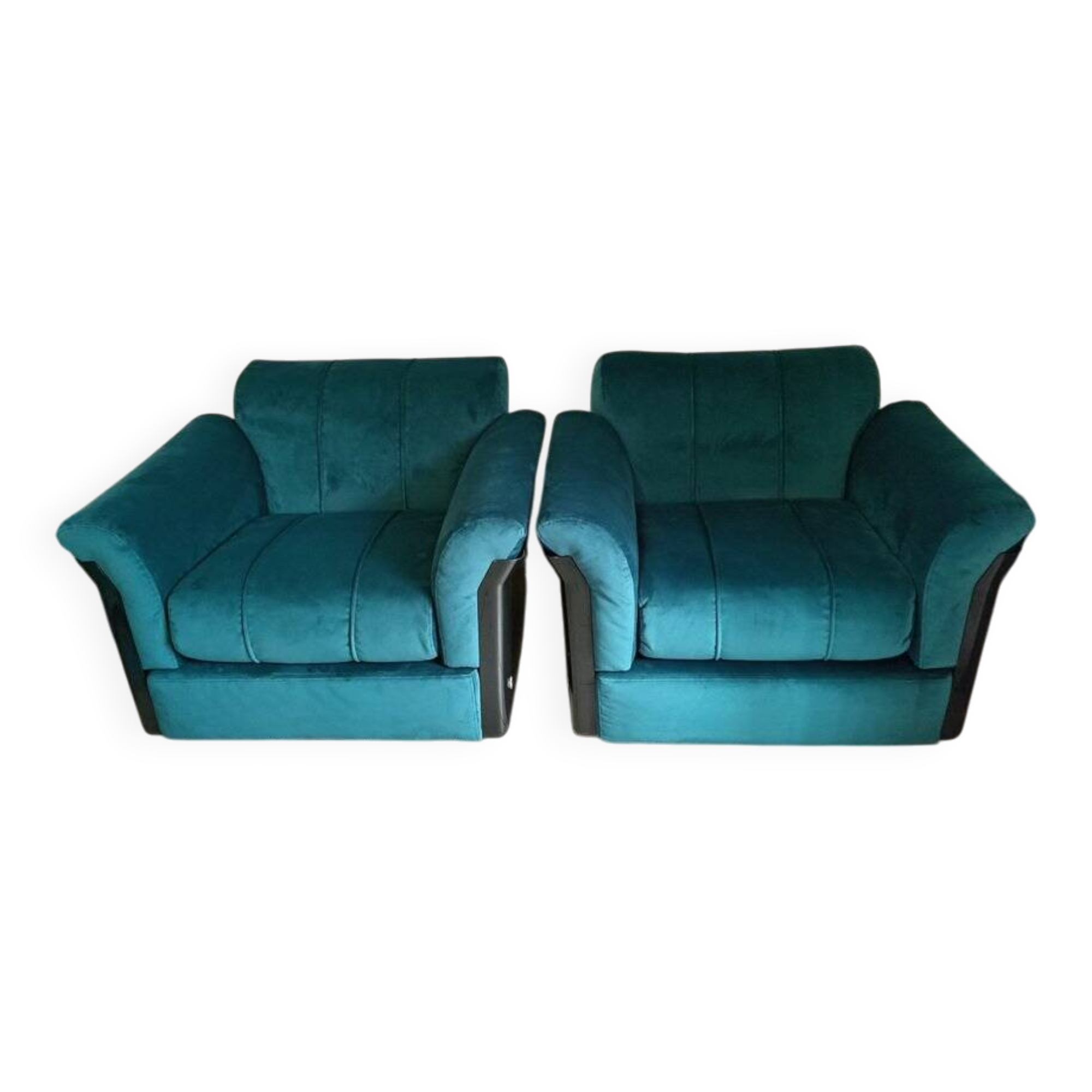Larissa armchairs by Vittorio Introini for Saporiti, 1970s, set of 2