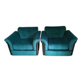 Larissa armchairs by Vittorio Introini for Saporiti, 1970s, set of 2