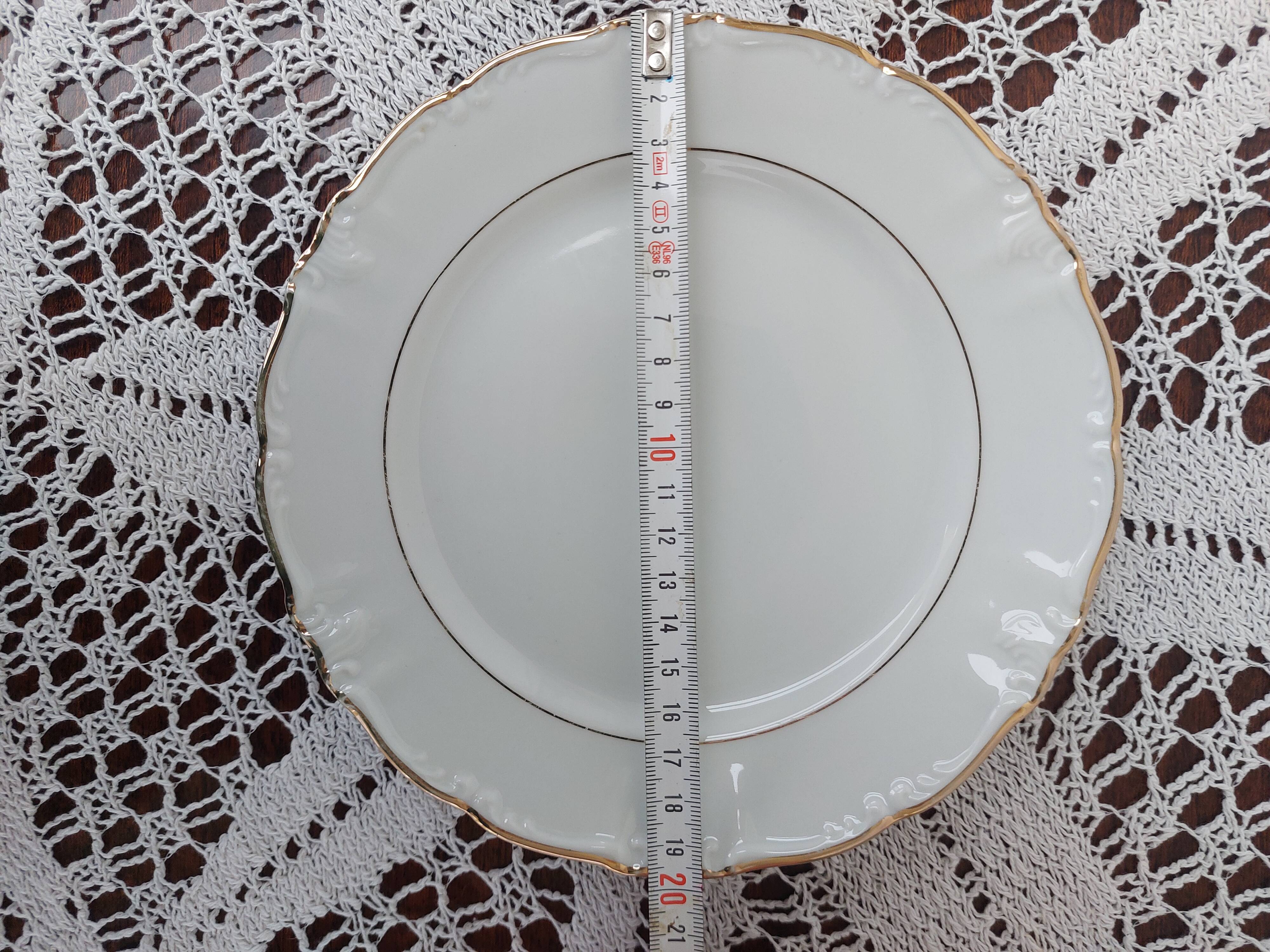12 dessert plates porcelain Bavaria, Winterling