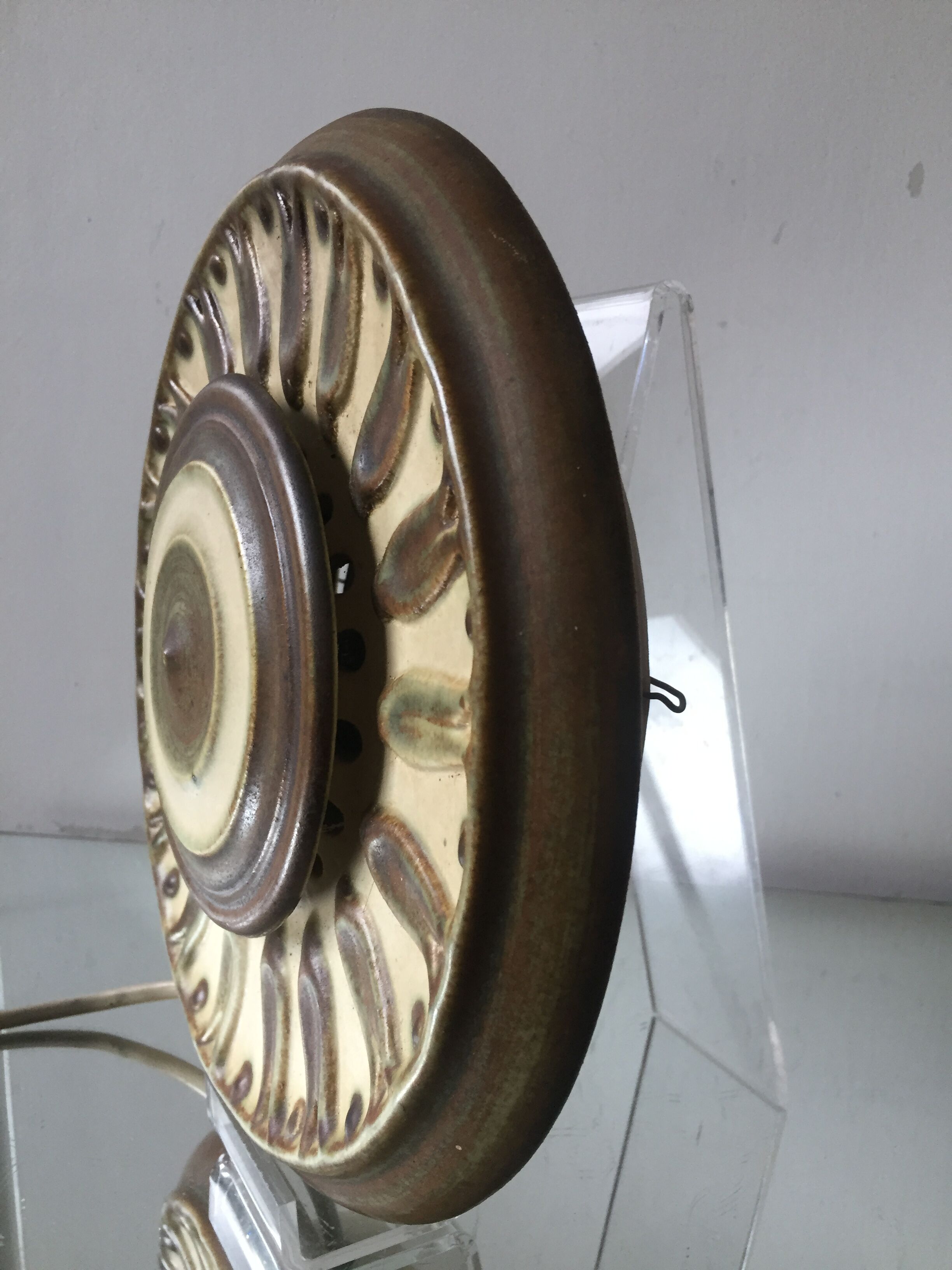 Danish ceramic wall lamp 1960