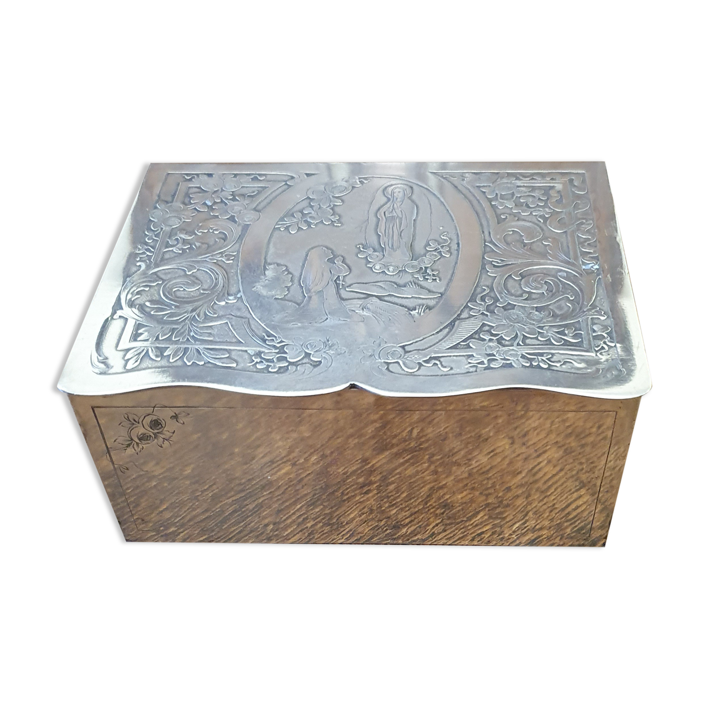 Silver plated box