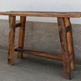 Old wooden console