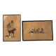2 watercolors by Albert Ramanda