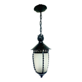 Small 1-light wrought iron lantern