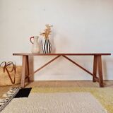 Old wooden farm bench L140