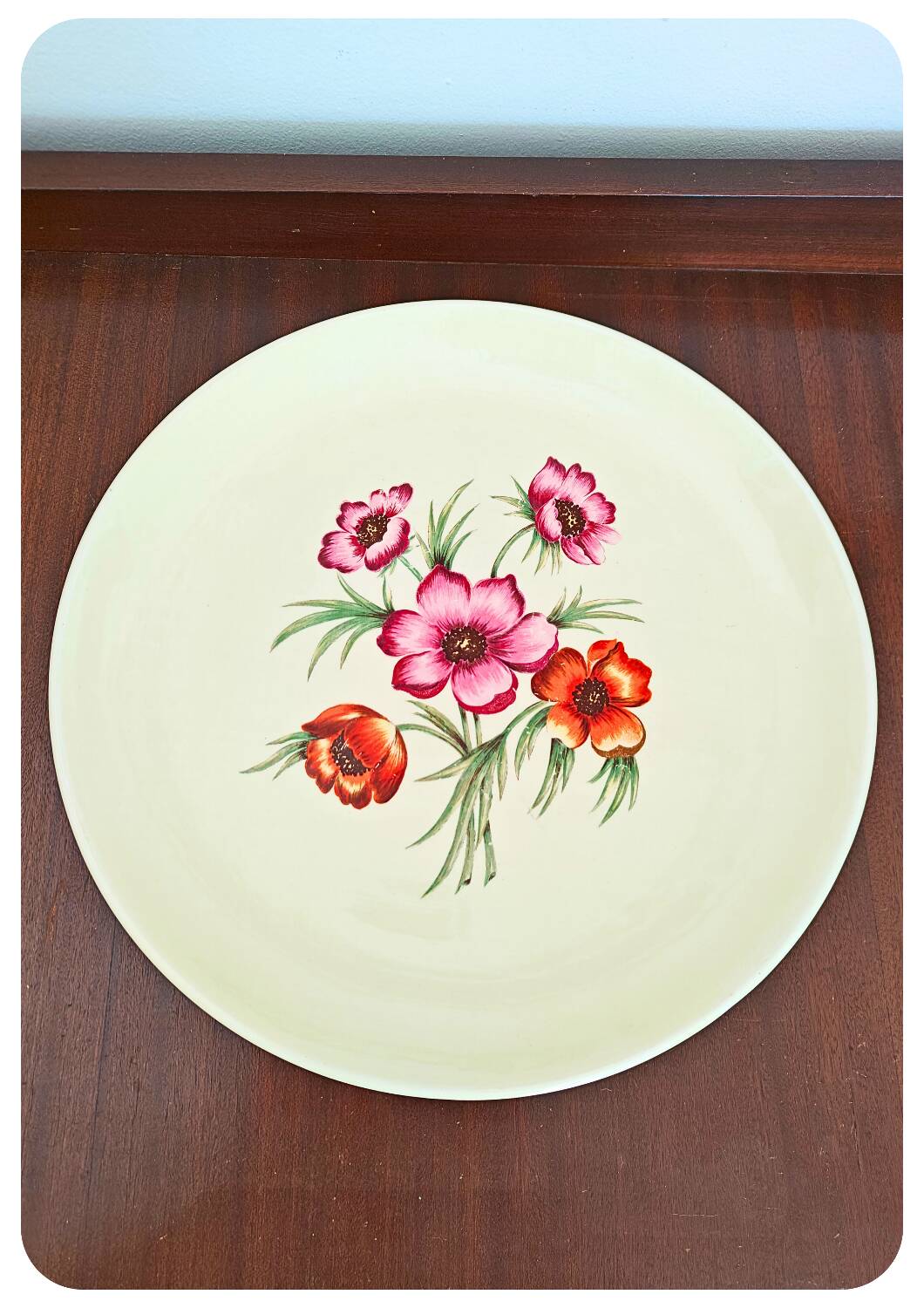 Grand plat Anemone Salins France