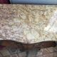 Chest in marquetry style Louis XV marble top