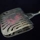 Maison Christofle White Metal Asparagus Dish and Tongs