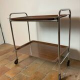 Folding rolling table