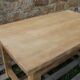 Solid oak farmhouse table – 4 to 6 diners