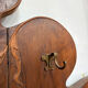 Grand porte-manteau Art Nouveau en bois sculpté – vers 1900