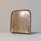 Pair of hand-hammered brass bookends by Hayno Focken