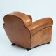 Set of 2 Bart Van Bekhoven Art Deco Club Chairs, Australian Sheepskin