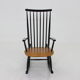 1960s Varjosen Puunjalostus Beech Rocking Chair, Finland