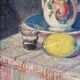 ̈Nature morte , Oil on Canvas by Georges Marchou, early 20th