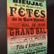 Affiche "Fête Estivale" Balizac 1932