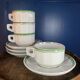 Vintage 70s Arbona Tours cups and saucers (set of 4)