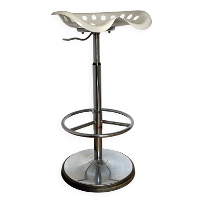 Tabouret haut mirima vintage assise tracteur