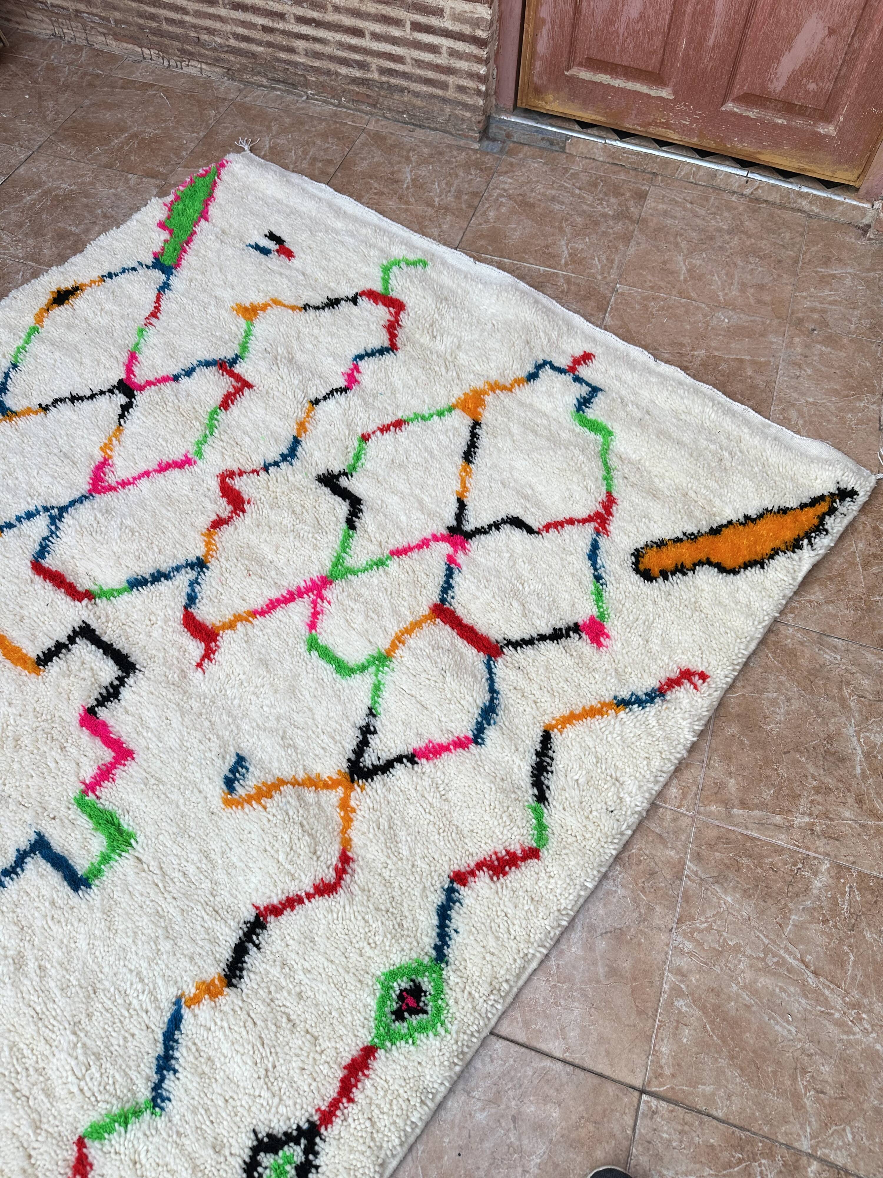 Moroccan Berber Rug - Moroccan Wool Rug - New Azilal Rug