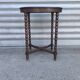 1930s turned wood side table