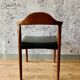 Lot of 4 wooden & skai chairs