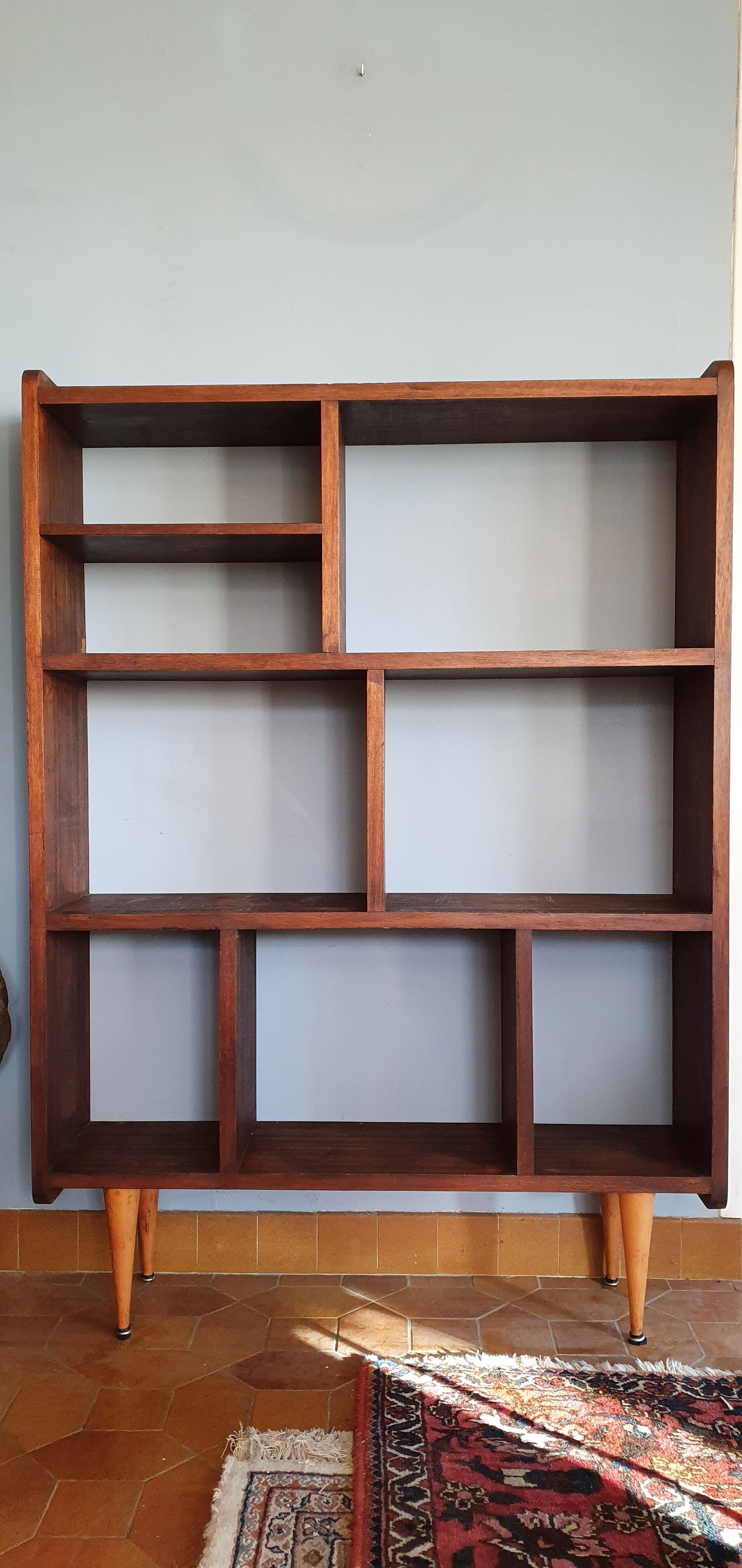 Scandinavian teak library. 1960.